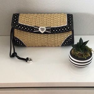 Brighton Clutch Straw Purse